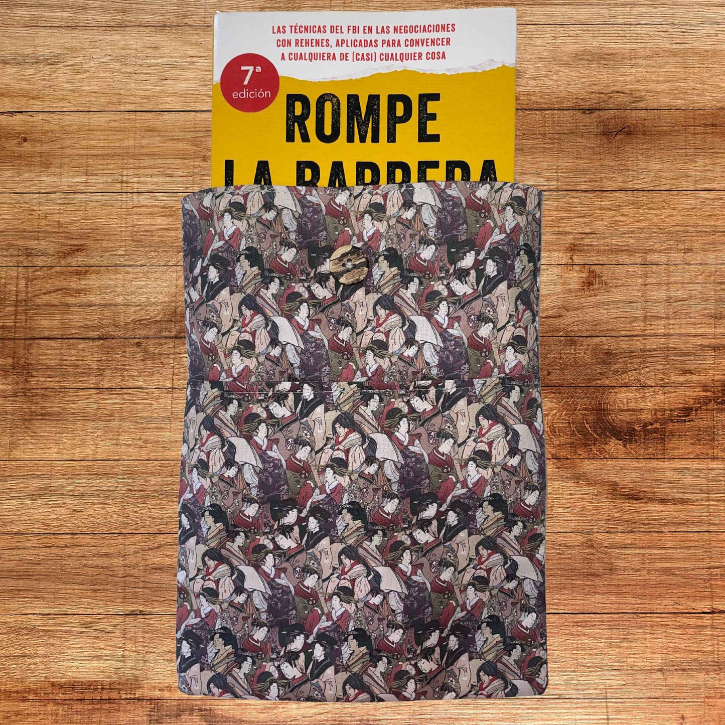 Funda para libros hechas a mano: Patrón japonés 3