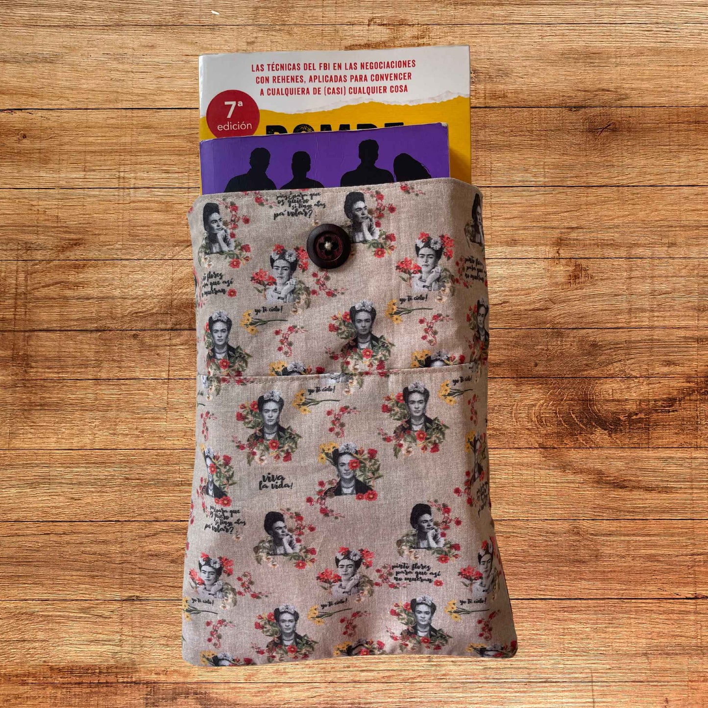 Funda para libros hechas a mano: Frida 6