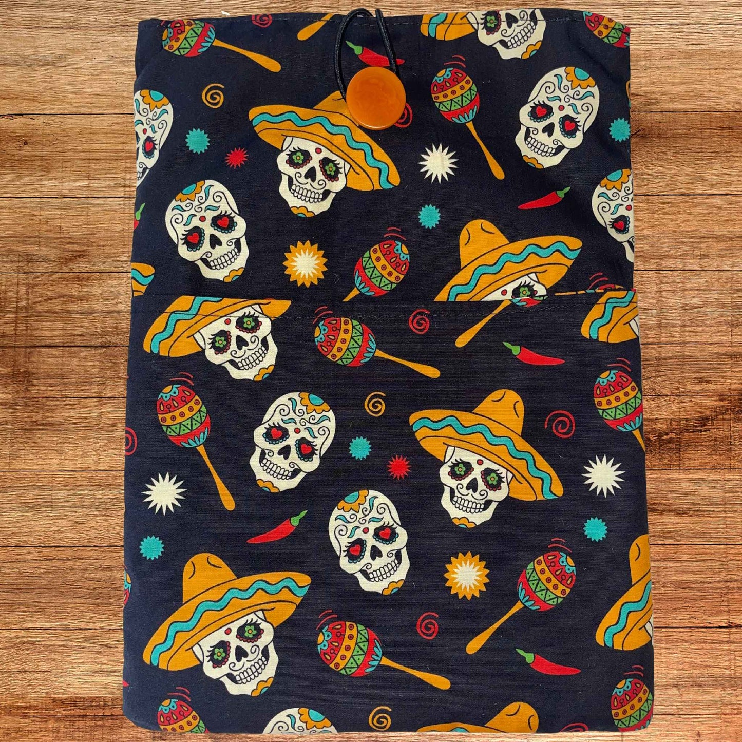 Funda para libros hechas a mano: Patrón mexicano 1