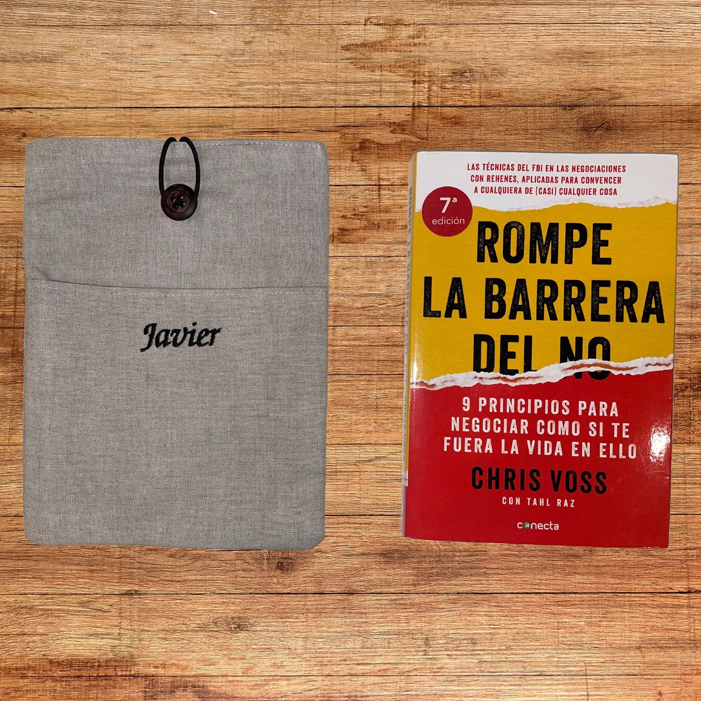 Funda para libros hechas a mano personalizado 3